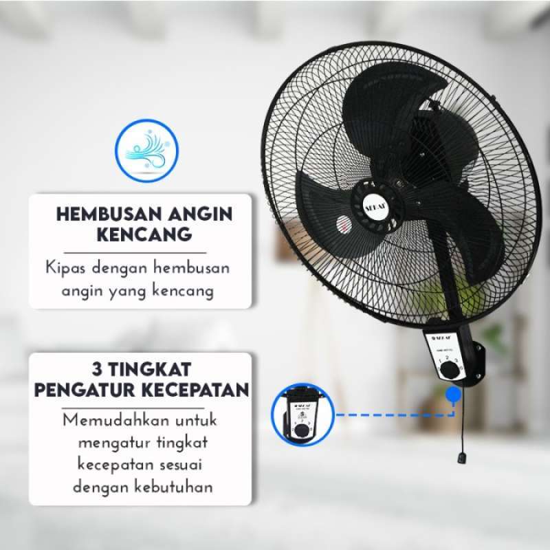 Sekai Kipas Angin Dinding Wall Fan Tornado 18 Inch - HWN 1857 PO | HWN1857PO